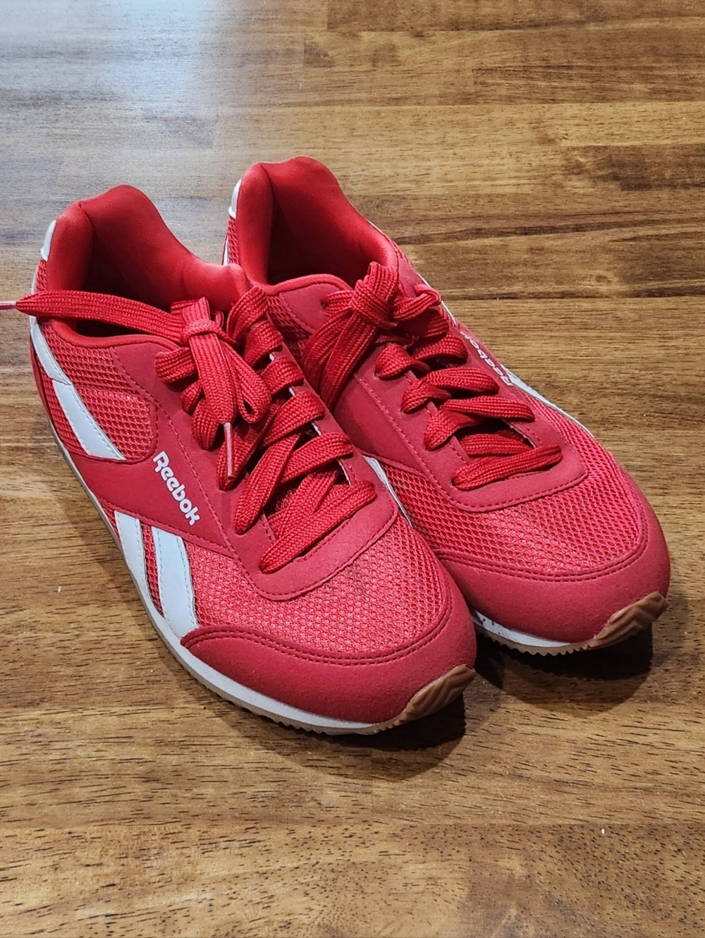 Reebok Kids Classic Red Athletic Sneakers
